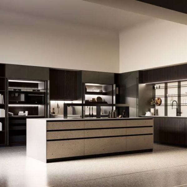 Cocina completa ASPEN + D23  gris- Doimo Cucine
