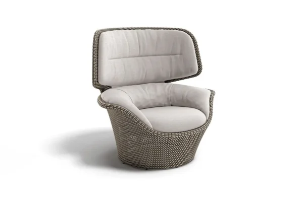 Butaca de exterior Seashell Grand – Dedon - Imagen 4