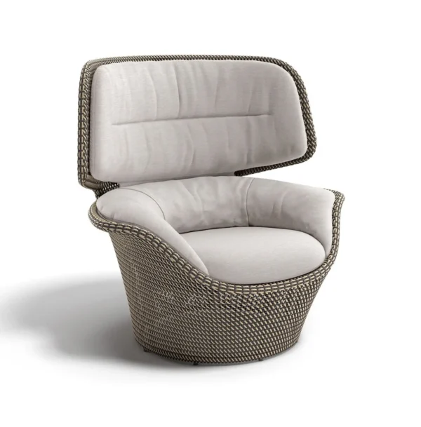Butaca de exterior Seashell Grand – Dedon - Imagen 3