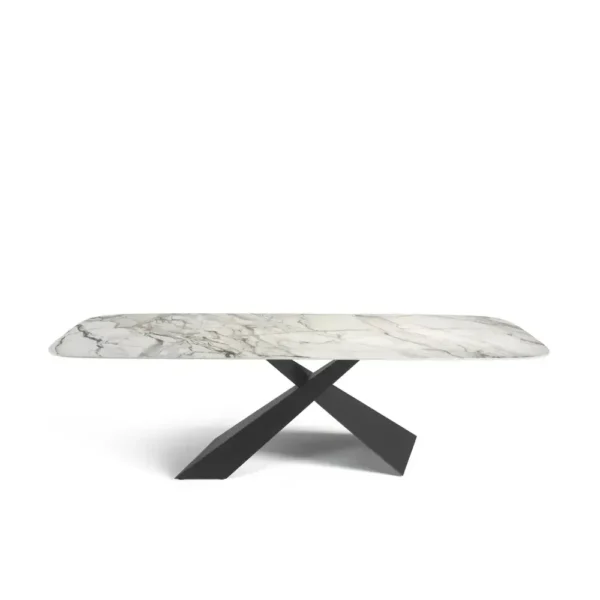 Mesa con tapa de porcelánico Jasper Fix Keramic - Nache - Imagen 4