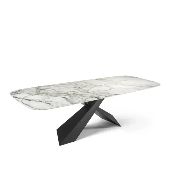 Mesa con tapa de porcelánico Jasper Fix Keramic - Nache - Imagen 5