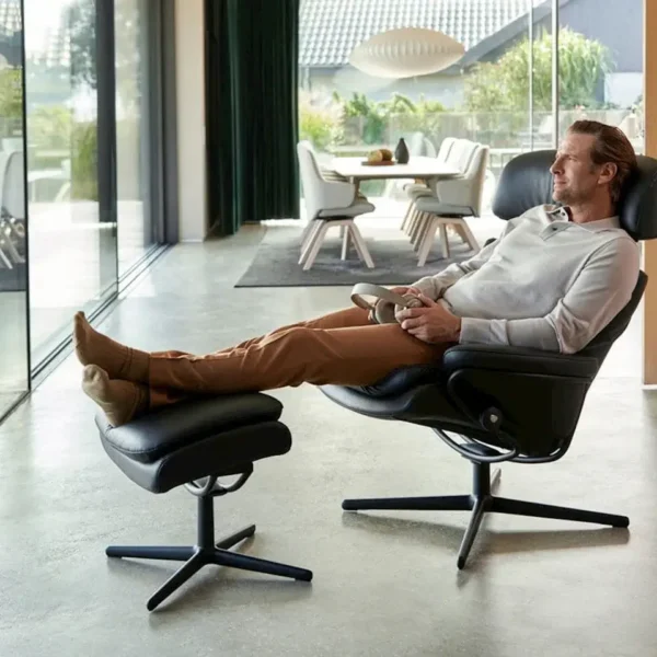 Sillon + puff ROME - Stressless - Imagen 2
