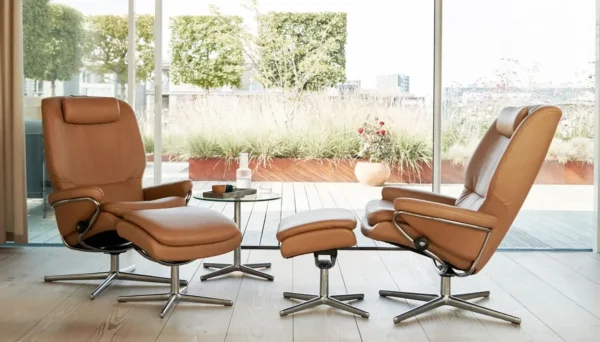 Sillon + puff ROME - Stressless - Imagen 3