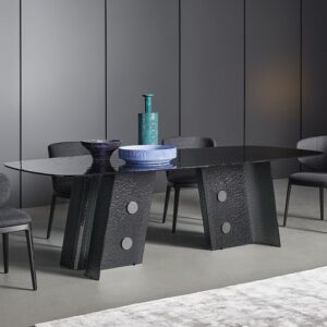 mesa de comedor contemporánea Botón