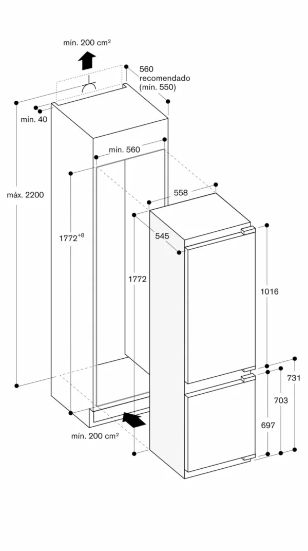 Frigorífico Vario Serie 200 Refrigeración integrada de lujo - Gaggenau - Imagen 7