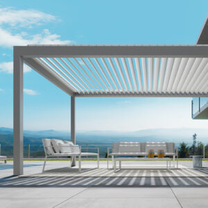 P-190 – Pérgola bioclimática de líneas modernas - Saxun