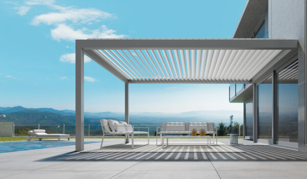 P-190 – Pérgola bioclimática de líneas modernas - Saxun