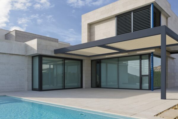 P-190 – Pérgola bioclimática de líneas modernas - Saxun - Imagen 4