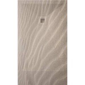 Plato de ducha en resina con textura madera 3D Zen 04 - Duplach