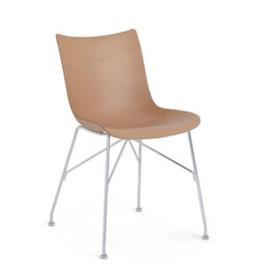 Silla contemporánea P/WOOD  - Kartell