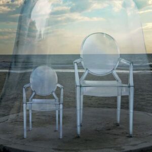 Silla contemporánea LOULOU GHOST  - Kartell