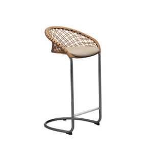 Silla de bar contemporánea P47 H65-75 M TS-CU - MIDJ