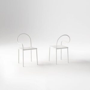 Silla de jardín contemporánea SOFTER THAN STEEL - Desalto