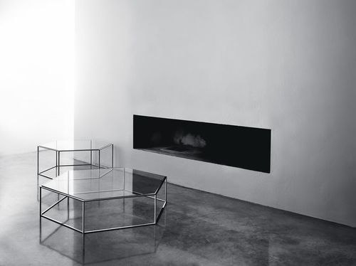 Mesita auxiliar contemporánea HEXAGON - Imagen 2