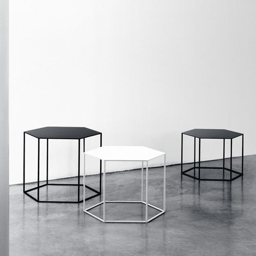 Mesita auxiliar contemporánea HEXAGON - Imagen 3