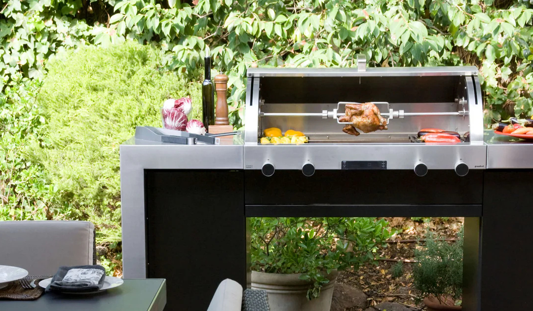 Cocina exterior Grandhall premium_ cómo diseñar una zona BBQ elegante y funcional - Fernando Moreno