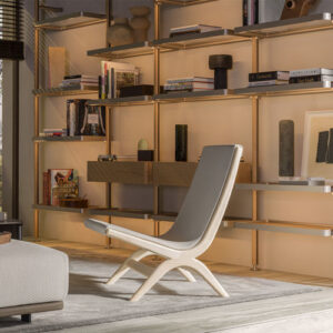 Sillón bajo contemporáneo YOELL - Molteni