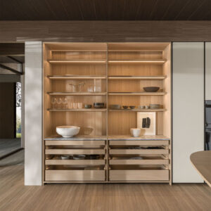 Vitrina aparador contemporánea OPEN OPERATIVE COLUMN - Molteni
