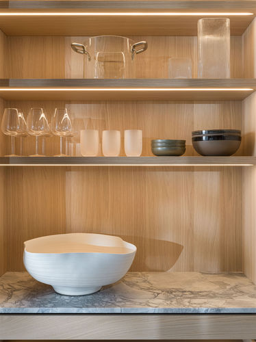 Vitrina aparador contemporánea OPEN OPERATIVE COLUMN - Molteni - Imagen 4