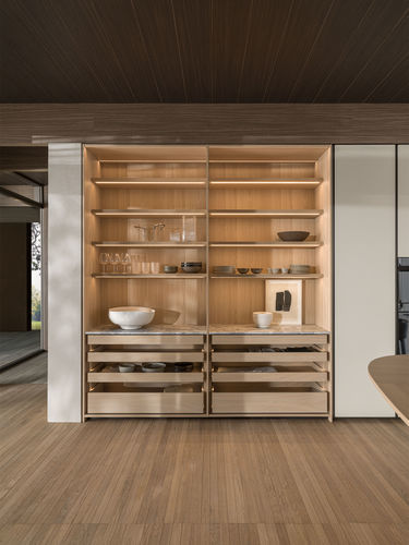 Vitrina aparador contemporánea OPEN OPERATIVE COLUMN - Molteni - Imagen 2