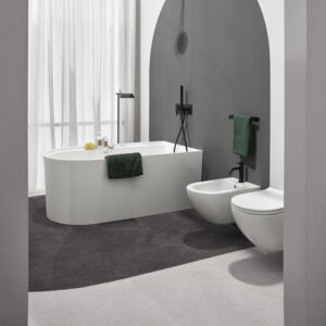 Bañera independiente ARCADIA - FEBE - MATT - Cielo