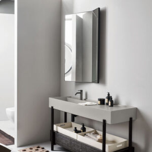 Espejo de pared ARCADIA - PAN - GLOSS STEEL - Cielo