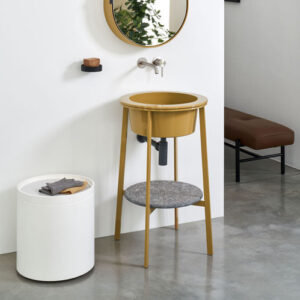 Mueble de lavabo de pie CATINO TONDO - ANEMONE AZUL NOCHE - Cielo