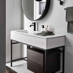 Mueble de lavabo de pie MILANO - TALCO EUCALIPTO - Cielo