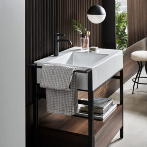 Mueble de lavabo de pie NARCISO MINI - TALCO  EUCALIPTO - Cielo