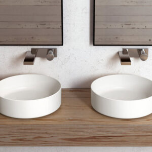 Lavabo sobre mueble SHUI COMFORT TALCO - Cielo