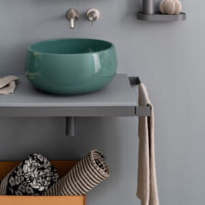 Encimera de lavabo doble MULTIPLO - SEMRALDO/BRINA - Cielo