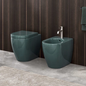 Inodoro de pie SMILE - SMERALDO - Cielo