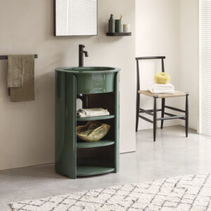 Mueble de lavabo de pie TIBERIO - SMERALDO - Cielo