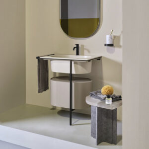 Mueble de lavabo suspendido Kyros - Cielo