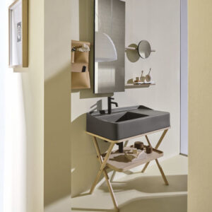 Mueble de lavabo de pie Siwa - Cielo