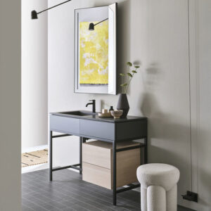 Mueble de lavabo de pie Milano - Cielo