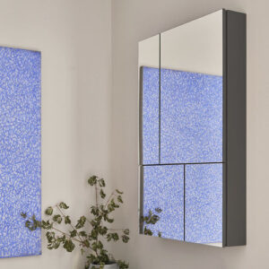 Espejo para baño con almacenamiento Alex - Cielo