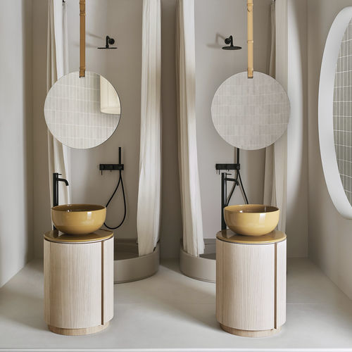 Mueble de lavabo de pie TIBERINO - ANEMONE/ROVERE SBIANCATO - Cielo