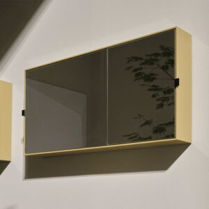 Armario de baño con espejo contemporáneo SIMPLE BOX - ANEMONE - Cielo