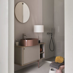 Mueble de lavabo de pie THEO 103 - NINFEA/JUTA - Cielo