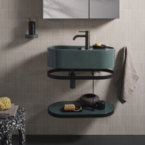 Mueble de lavabo suspendido LES PETITES - SMERALDO - Cielo