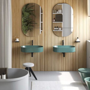 Lavabo suspendido MARE - MRLS60 - SMERALDO - Cielo