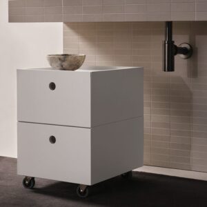 Mueble bajo de baño LUISA - TALCO - Cielo