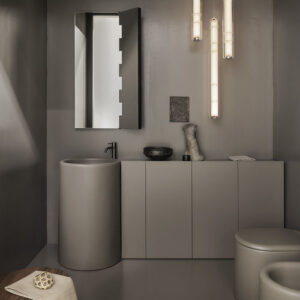 Mueble de lavabo de pie Itaca 128 - Cielo