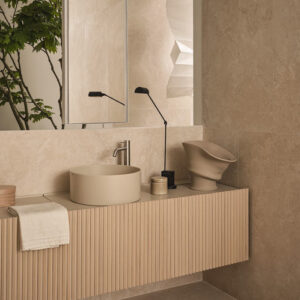 Mueble de lavabo de pared Delfo Piano 374 - Cielo