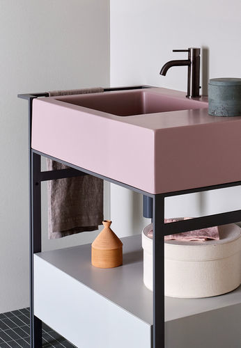 Lavabo de cerámica NARCISO MINI - Cielo - Imagen 3