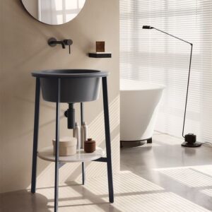 Lavabo de metal CATINO TONDO - Cielo