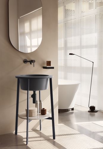 Lavabo de metal CATINO TONDO - Cielo - Imagen 2