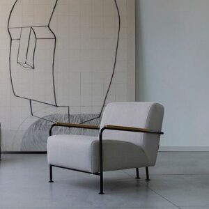 Sillón bajo contemporáneo COLUBI - Viccarbe