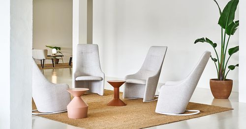 Mesita auxiliar de diseño original SHAPE - Viccarbe - Imagen 2